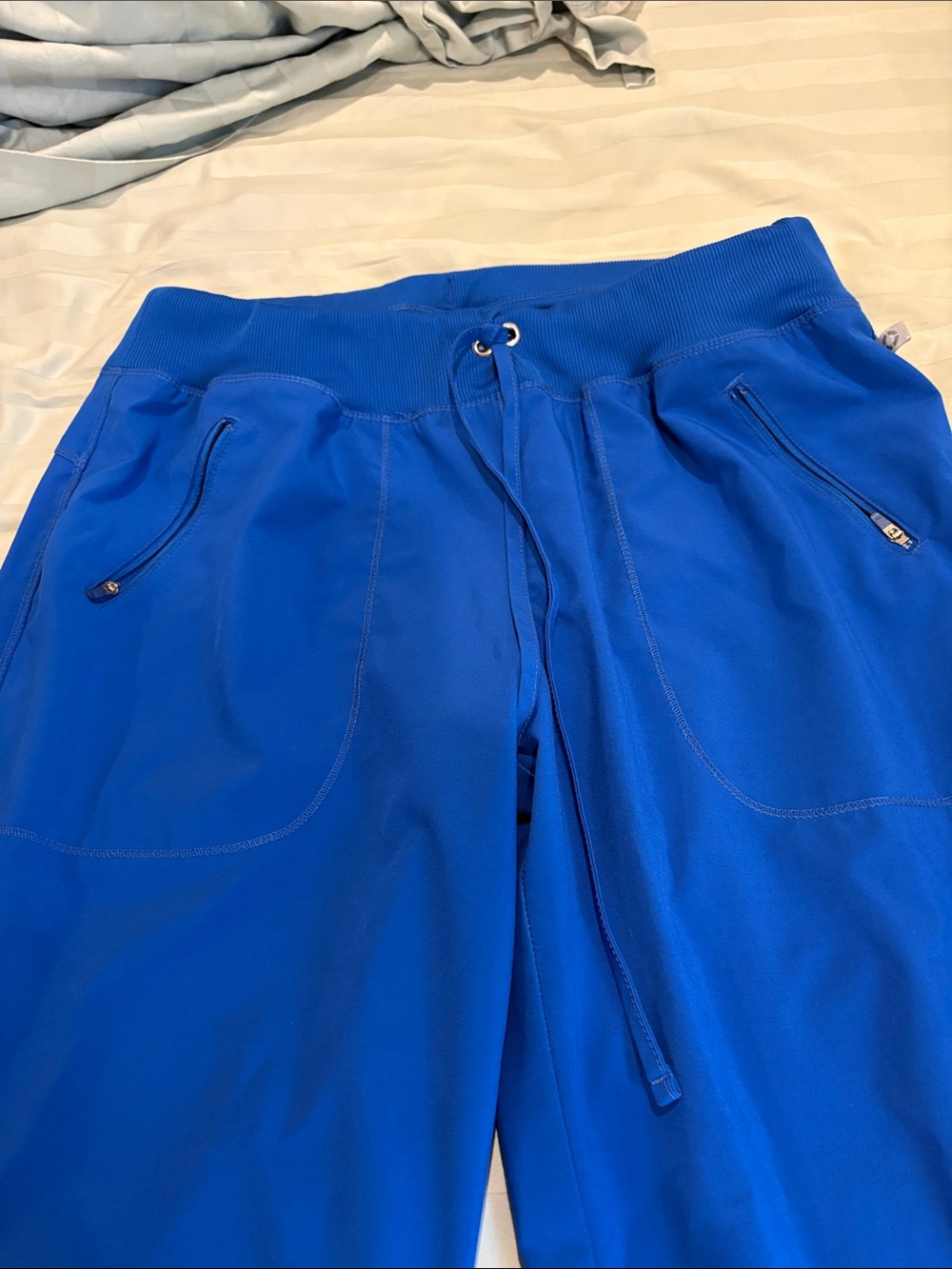 Women's Royal Blue Drawstring Active Pants